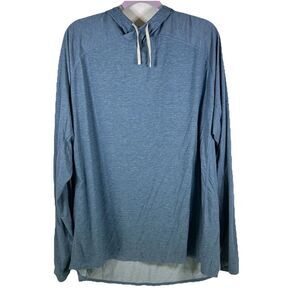Sitka Radiant Hoodie Shirt Mens XXL Blue Lightweight Sun Performance Fishing